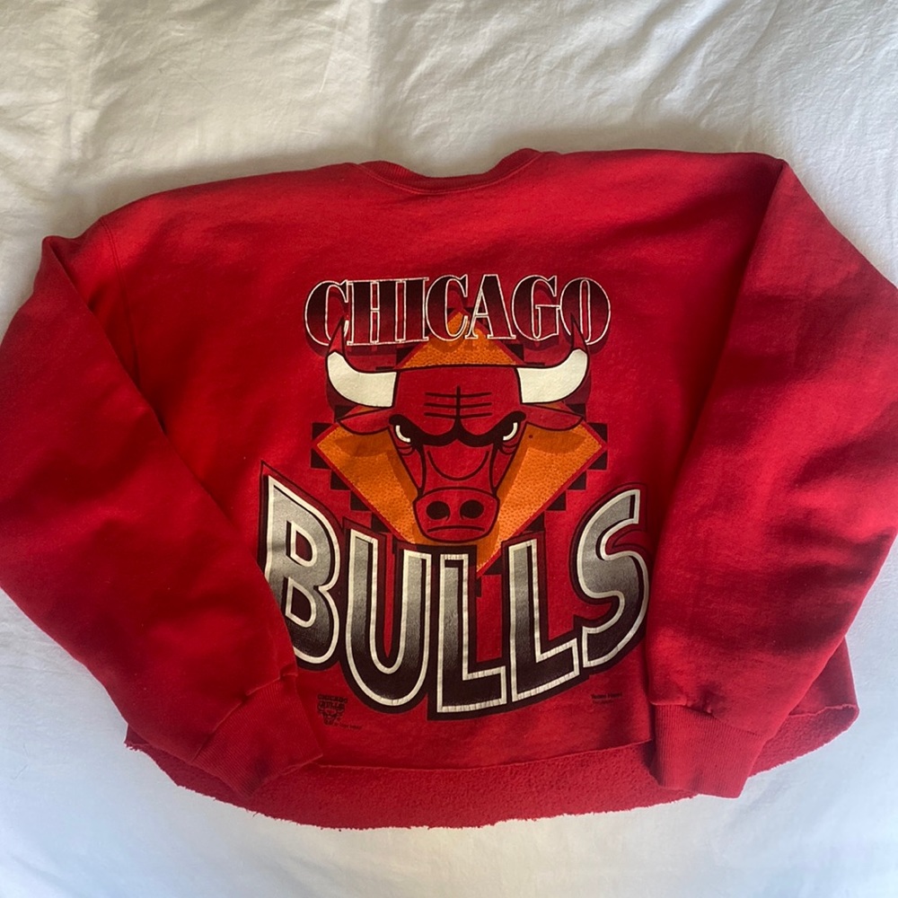 Vintage Chicago Bulls Cutoff Crewneck